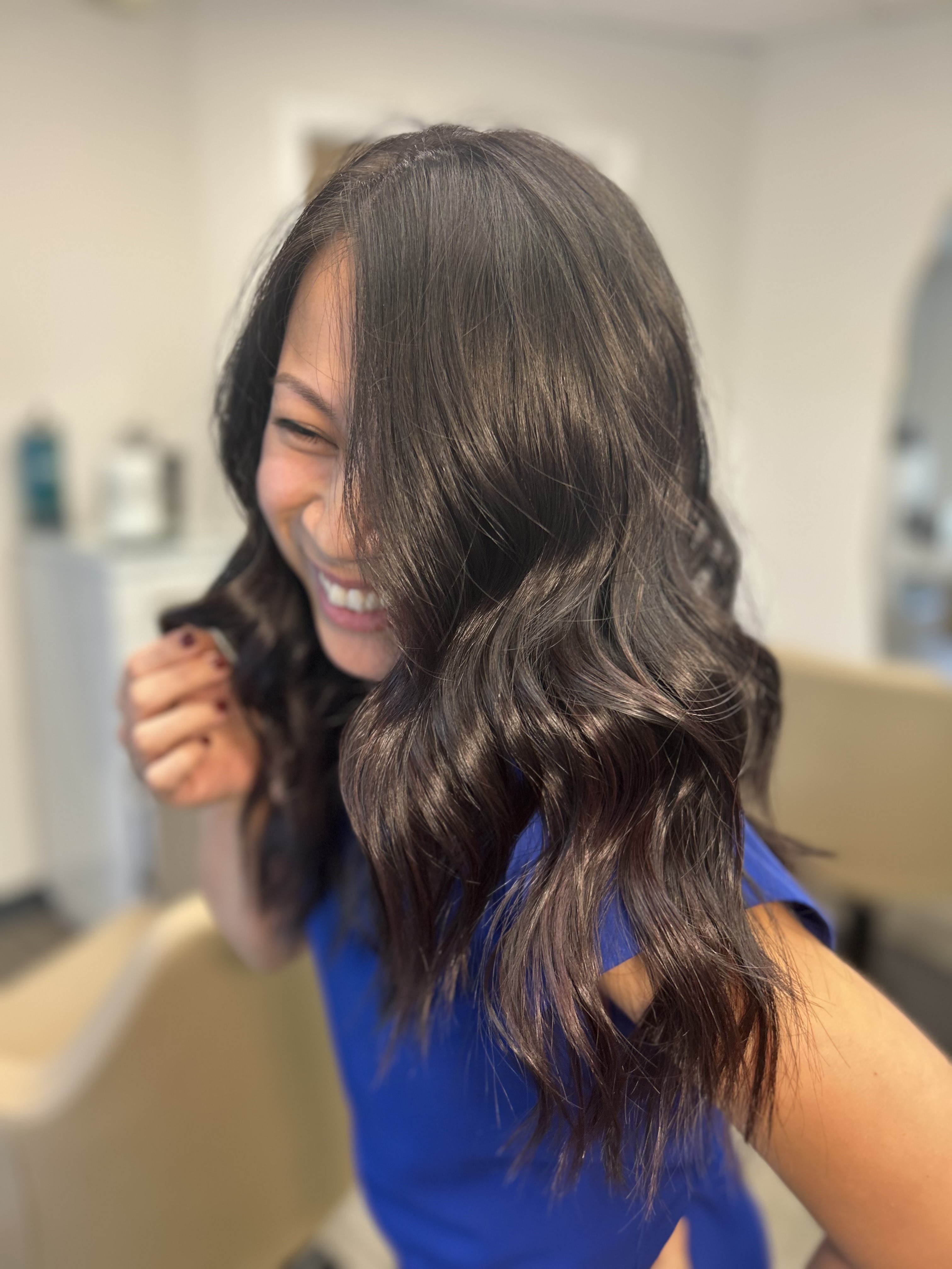 Rich brunette waves by Renovaré